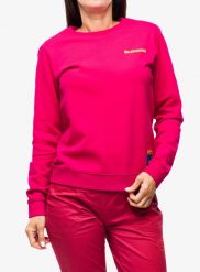 Bluza bez kaptura damska La Sportiva Climbing on the Moon Sweatshirt. Czerwone bluzy z kapturem damskie La Sportiva, l, z bawełny. Za 353.30 zł.