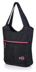 Damska torba Loap Binny Blk-pnk czarna. Czarne torebki klasyczne damskie ÀLG, bez wzorów, z materiału, bez dodatków. Za 175.99 zł.