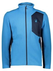 SPYDER Kurtka polarowa "Bandit" w kolorze niebieskim rozmiar: S. Niebieskie kurtki męskie Spyder, s, bez wzorów, z polaru, bez kaptura. Za 414.33 zł.