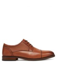Aldo Półbuty Wriggle 13913527 Brązowy. Brązowe buty wizytowe męskie Aldo, ze skóry, bez zapięcia. Za 359.99 zł.