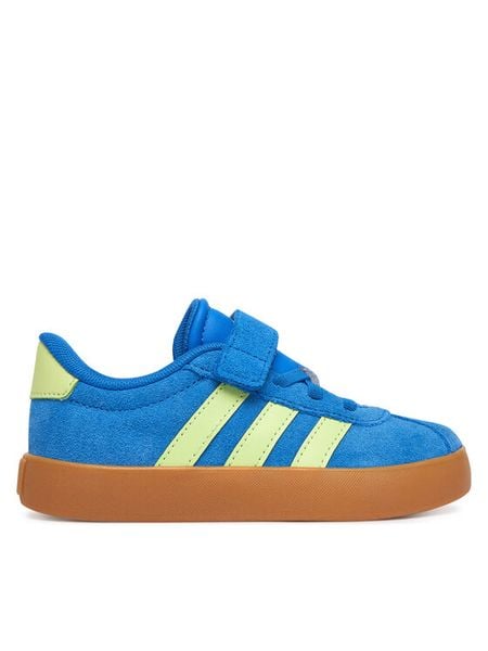 Adidas Sneakersy Vl Court 3.0 IH3960 Niebieski. Niebieskie buty sportowe chłopięce Adidas, ze skóry, bez zapięcia. Za 199.99 zł.