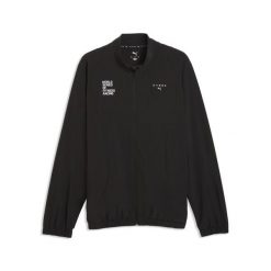 Męska kurtka PUMA x HYROX PWRMODE PUMA. Czarne kurtki męskie Puma, na jesień, l, bez wzorów, z materiału, na fitness i siłownię. Za 399.00 zł.