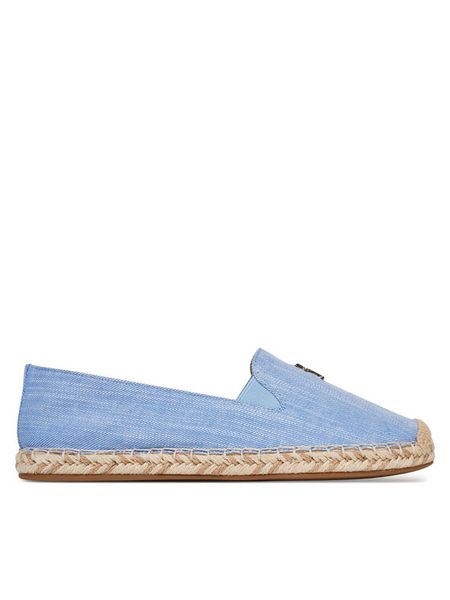 Tommy Hilfiger Espadryle Chambray Espadrille FW0FW08539 Niebieski. Niebieskie espadryle damskie Tommy Hilfiger, bez wzorów, z materiału, bez obcasa. Za 199.99 zł.