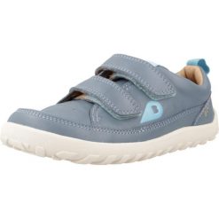 Buty BOBUX BQ10481JR0LE Niebieski. Niebieskie buty trekkingowe męskie Bobux, ze skóry, bez zapięcia, trekkingowe. Za 378.11 zł.