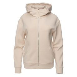 Damska Bluza Z Kapturem Comino Z Pełnym Zamkiem Błyskawicznym. Białe bluzy z kapturem damskie IGUANA. Za 245.99 zł.