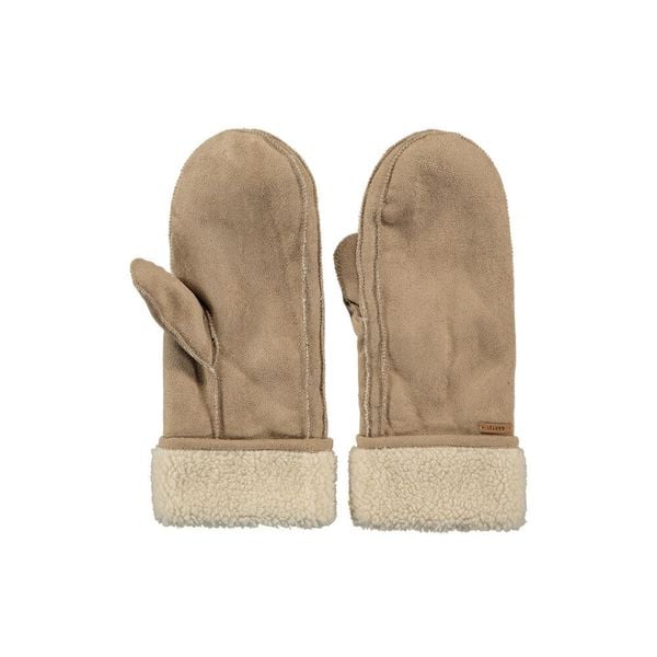 Rękawiczki damskie Barts Yokam. Brązowe rękawiczki damskie Barts, na zimę, bez wzorów, ze skóry. Za 227.50 zł.