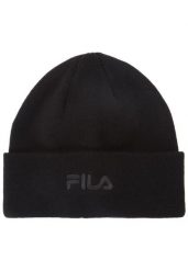 Czapka Fila Cella. Czarne czapki męskie Fila, bez wzorów, z materiału, sportowe. Za 74.99 zł.