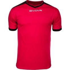 Koszulka sportowa męska Givova Revolution Interlock. Czerwone t-shirty sportowe męskie Givova, l, bez ramiączek, do piłki nożnej. Za 53.91 zł.