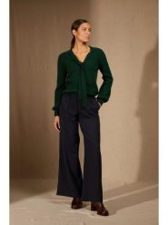 Perfect Cashmere Kaszmirowy sweter "Noty" w kolorze ciemnozielonym rozmiar: S. Zielone swetry klasyczne damskie Perfect Cashmere, s, z kaszmiru, bez kołnierzyka. Za 413.99 zł.