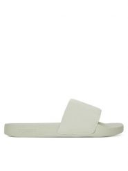 Tommy Jeans Klapki Flag Pool Slide Patent EN0EN02901 Zielony. Zielone klapki damskie Tommy Jeans, bez wzorów, z jeansu, bez obcasa. Za 199.99 zł.