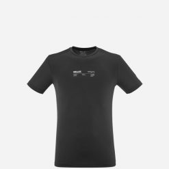 Koszulka męska z krótkim rękawem Millet Intense Essential Ts Ss M active fit. Czarne t-shirty sportowe męskie Millet, m, z tkaniny, bez ramiączek, do biegania. W wyprzedaży za 139.00 zł.