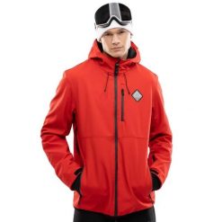 Męska kurtka snowboardowa Sporty zimowe Siroko W2 Budner. Czerwone kurtki męskie SIROKO, na zimę, m, bez wzorów, z softshellu, sportowe, bez kaptura. Za 631.00 zł.
