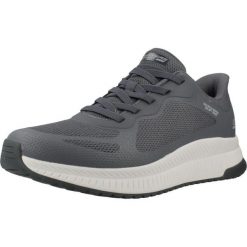 Buty SKECHERS BOBS SQUAD 4 Szary. Szare buty trekkingowe męskie Skechers, z tkaniny, bez zapięcia, trekkingowe, Skechers Sport. Za 364.99 zł.