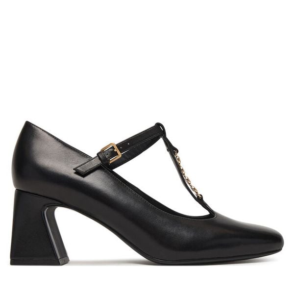 Półbuty KARL LAGERFELD. Czarne półbuty damskie Karl Lagerfeld, bez wzorów, bez obcasa, na obcasie. Za 859.99 zł.