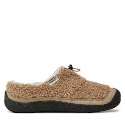 Klapki Keen. Brązowe klapki damskie Keen, bez wzorów, bez obcasa. Za 219.99 zł.