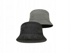 Kapelusz travel bucket dwustronny. Czarne kapelusze damskie Buff, bez wzorów, z materiału. Za 109.90 zł.