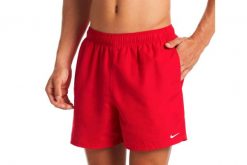 Spodenki kąpielowe Nike Essential 7 - czerwone, regular fit, 2XL. Czerwone kąpielówki męskie Nike, m, bez wzorów, z materiału, do pływania. Za 137.99 zł.