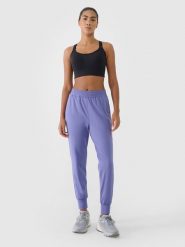 4F Spodnie treningowe szybkoschnące damskie - granatowe XXL. Niebieskie spodnie dresowe damskie 4f, s, z dzianiny, na fitness i siłownię. W wyprzedaży za 119.99 zł.