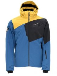 Męska kurtka narciarska Blizzard Leogang 10.000mm. Czarne kurtki męskie BLIZZARD, m, bez wzorów, z materiału, sportowe, bez kaptura. Za 529.99 zł.