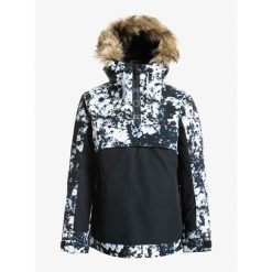Kurtka narciarska damska Roxy Shelter. Białe kurtki narciarskie i snowboardowe damskie Roxy, xs, bez wzorów, z materiału, bez kaptura, narciarskie. Za 845.45 zł.