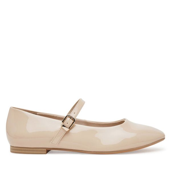 Baleriny Tamaris. Brązowe baleriny damskie Tamaris, bez wzorów, bez obcasa. Za 209.99 zł.