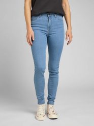 Lee Dżinsy "Scarlett" - Skinny fit - w kolorze błękitnym rozmiar: W29/L29. Niebieskie jeansy damskie Lee, z podwyższonym stanem. Za 158.10 zł.