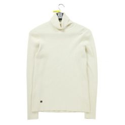Damski biały sweter z golfem. Białe golfy damskie Ralph Lauren, l, bez wzorów, bez ramiączek. Za 102.20 zł.