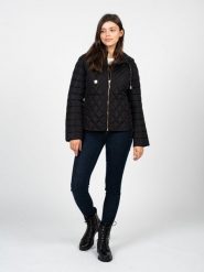Liu Jo Kurtka "Down Jacket" | TF2030 T8806 | Kobieta | Czarny. Czarne kurtki damskie Liu Jo, xs, bez wzorów, z poliamidu, bez kaptura. W wyprzedaży za 649.00 zł.