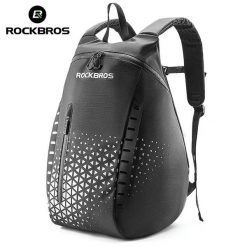 Plecak motocyklowy na kask, plecak rowerowy ROCKBROS (30170016001). Czarne plecaki damskie ROCKBROS, bez wzorów, z materiału, sportowe. Za 159.00 zł.