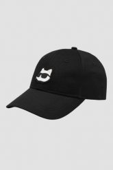 KARL LAGERFELD Czarna czapka z daszkiem. Czarne czapki z daszkiem damskie Karl Lagerfeld, bez wzorów. W wyprzedaży za 249.99 zł.
