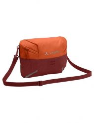 Torba na kierownicę VAUDE CityBox II. Brązowe torby męskie na ramię Vaude, bez wzorów, z materiału, na ramię. Za 339.00 zł.