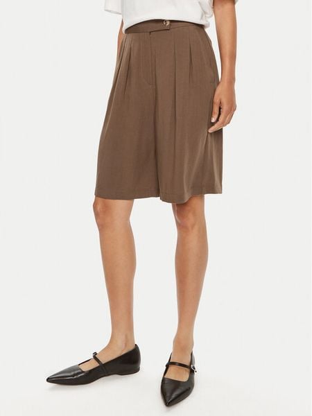 ViCOLO Szorty materiałowe TB1568 Brązowy Regular Fit. Brązowe szorty damskie ViCOLO, bez wzorów, z materiału. Za 399.99 zł.
