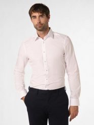 Finshley & Harding Koszula łatwa w prasowaniu Mężczyźni Slim Fit Bawełna biały, 41. Białe koszule męskie Finshley & Harding, m, bez wzorów, z bawełny, bez kołnierzyka, bez ramiączek. Za 179.95 zł.