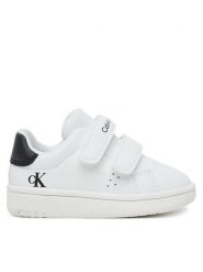 Calvin Klein Sneakersy V1X9-83151-1355 M Biały. Białe buty sportowe chłopięce CALVIN KLEIN, ze skóry, bez zapięcia. Za 199.99 zł.