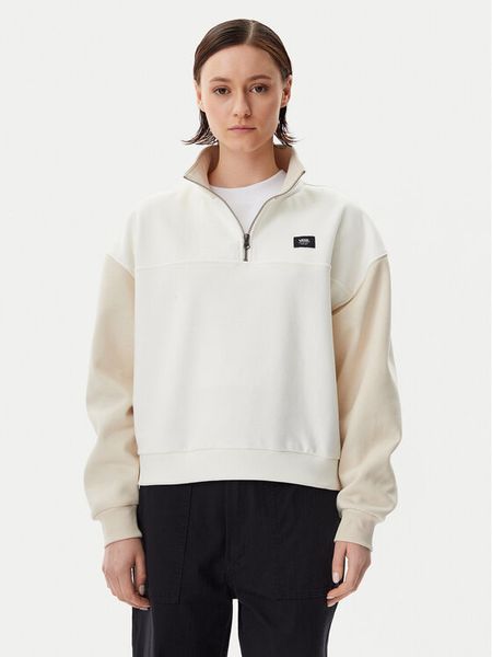 Vans Bluza VN000H2AD0D1 Beżowy Relaxed Fit. Brązowe bluzy bez kaptura damskie Vans, m, z syntetyku. Za 189.99 zł.