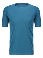 Odlo Koszulka sportowa "Zeroweight Chill" w kolorze niebieskim rozmiar: L. Niebieskie t-shirty sportowe męskie Odlo, l, z materiału, bez ramiączek, outdoorowe. Za 153.71 zł.
