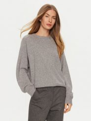 ViCOLO Sweter 77012S Szary Regular Fit. Szare swetry klasyczne damskie ViCOLO, s, z kaszmiru, bez kołnierzyka. Za 1,019.00 zł.
