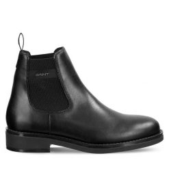 Sztyblety Gant. Czarne sztyblety męskie Gant, bez zapięcia. Za 679.99 zł.