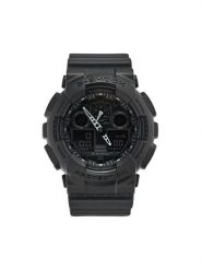 G-Shock Zegarek GA-100-1A1ER Czarny. Czarne zegarki męskie G-Shock. Za 439.99 zł.