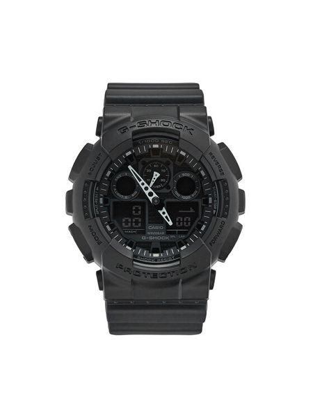 G-Shock Zegarek GA-100-1A1ER Czarny. Czarne zegarki męskie G-Shock. Za 439.99 zł.