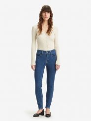 Levi's Dżinsy "711" - Skinny fit - w kolorze niebieskim rozmiar: W23/L28. Niebieskie jeansy damskie Levi's. Za 140.53 zł.