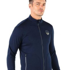 Kurtka turystyczna męska Woolona Bornova 100% Merino. Niebieskie kurtki męskie WOOLONA, na zimę, m, bez wzorów, bez kaptura. W wyprzedaży za 585.00 zł.