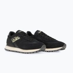 Buty męskie Napapijri Jet. Czarne buty trekkingowe męskie Napapijri, bez zapięcia, trekkingowe. Za 299.99 zł.