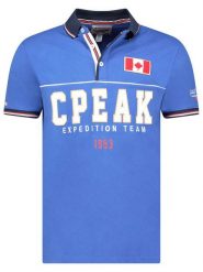 Canadian Peak Koszulka polo "Ketoreak" w kolorze niebieskim rozmiar: XXL. Niebieskie koszulki polo męskie Canadian Peak, xxl, bez wzorów, z bawełny, bez ramiączek. Za 109.78 zł.