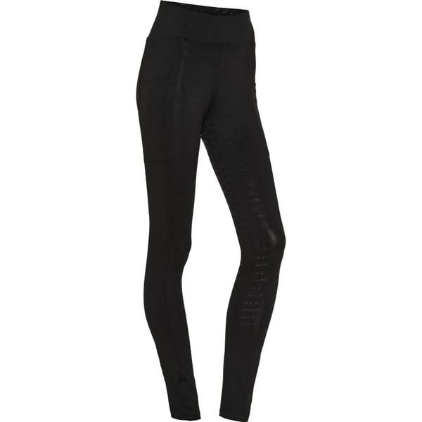 Damskie legginsy jeździeckie z pełną przyczepnością Equipage Addison. Czarne legginsy damskie EQUIPAGE, xs, bez wzorów, z elastanu. Za 285.00 zł.