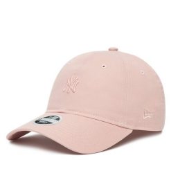 Czapka z daszkiem New Era. Czerwone czapki z daszkiem damskie New Era, bez wzorów. Za 89.99 zł.
