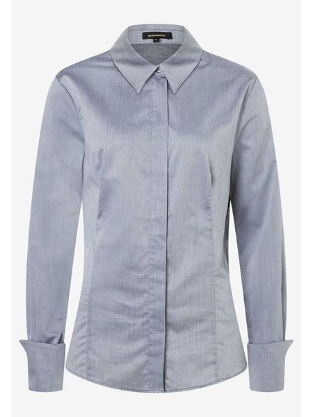 More & More Bluzka w kolorze błękitnym rozmiar: 40. Niebieskie bluzki damskie MORE & MORE, bez wzorów, z bawełny, bez kołnierzyka, bez ramiączek. Za 108.74 zł.