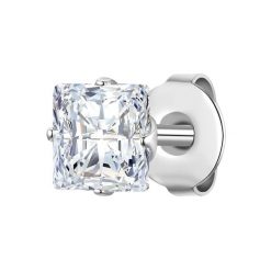 True Rebels Kolczyki Stal nierdzewna Srebrny Biżuteria męska 1 ct Męskie. Szara biżuteria dla mężczyzn True Rebels, z cyrkonią, srebrne. Za 119.99 zł.