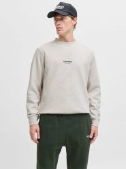 Jack & Jones Bluza w kolorze kremowym rozmiar: XXL. Brązowe bluzy bez kaptura męskie Jack & Jones, xxl. Za 114.44 zł.