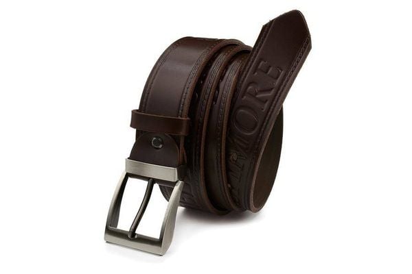 Pasek skórzany BELTIMORE r.115-130 cm 517 brązowy. Brązowe paski męskie bez wzorów. Za 49.90 zł.